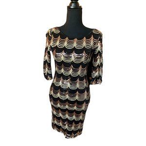 Crystal Doll | Sequins Long-Sleeve Bodycon Dress